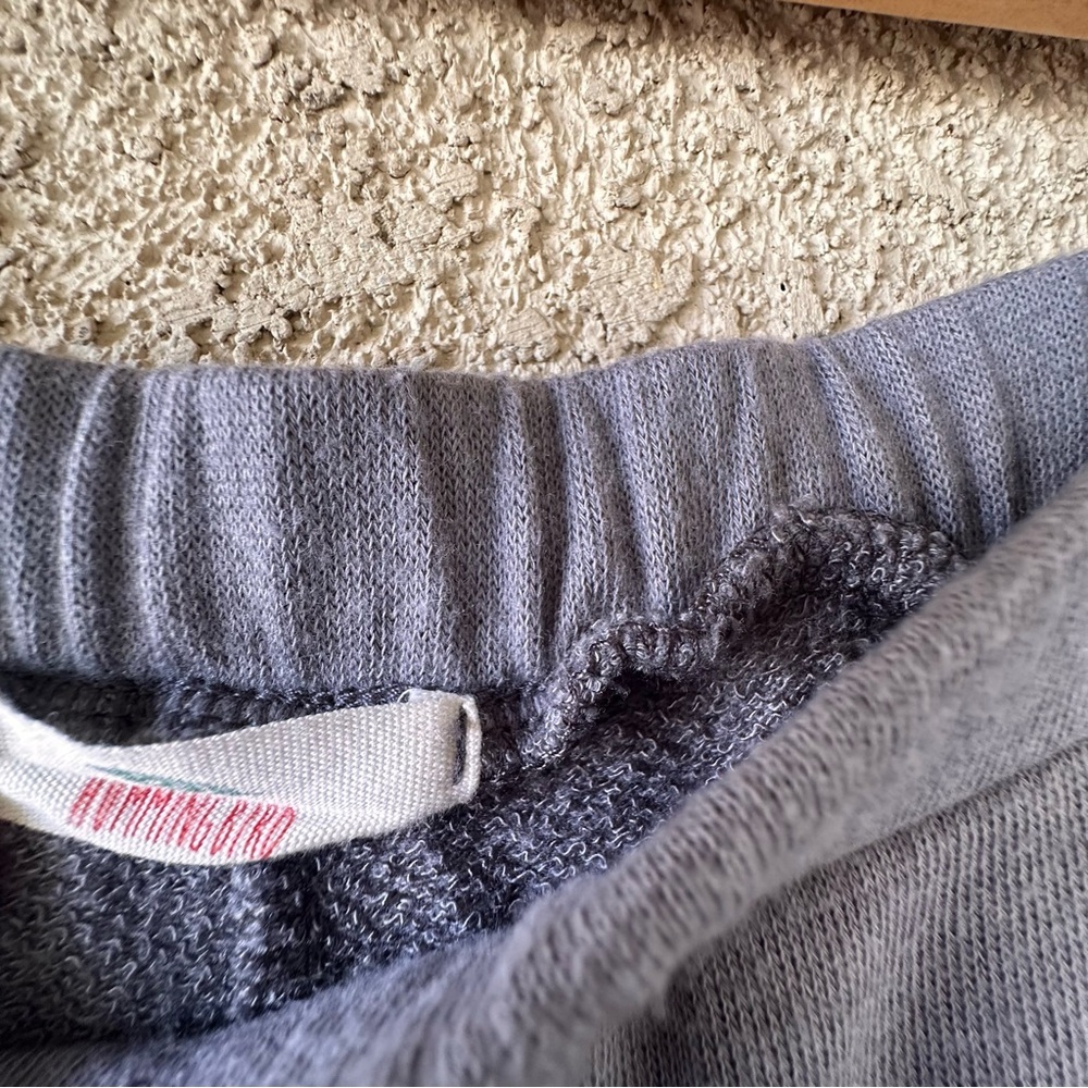 Hummingbird Gray Knit Joggers color block - Picture 3 of 5